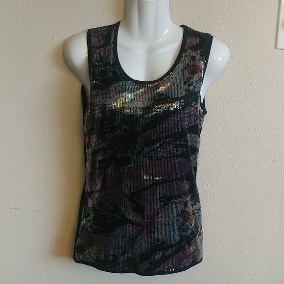 Verve Sequins Tank Top  Size : S - Picture 1 of 6